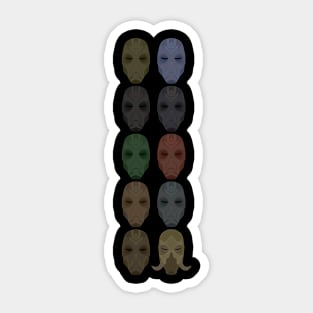 Mask Collection Sticker